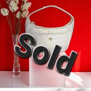 COACH Ergo Hobo Bag white